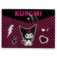 Kuromi Çıtçıtlı Dosya A4 - 2 adet