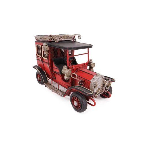 Vintage Tasarım Dekoratif Metal  Araba Çerçeveli