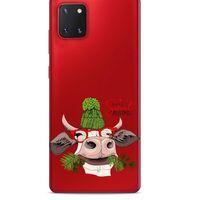 Zoologix (26) Samsung Galaxy Note 20 Şeffaf Kılıf Silikon Desenli