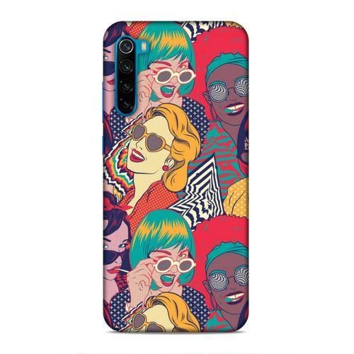 Xiaomi Redmi Note 8T Uyumlu Kılıf Face'X 22 Tam Koruma Kılıfı Gözlüklü