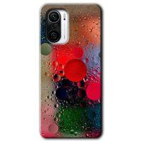 Redmi K40 Pro Kılıf HD Desen Baskılı Arka Kapak - Wet Bubbles + Kırılmaz Cam