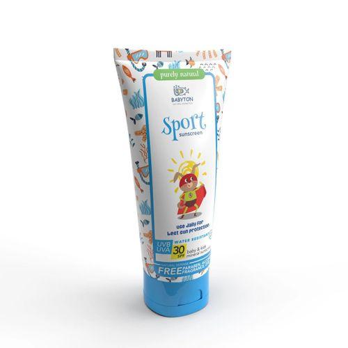 Babyton Babyton Bebek ve Çocuklar İçin Suya Dayanıklı Güneş Koruyucu Krem 100 ml