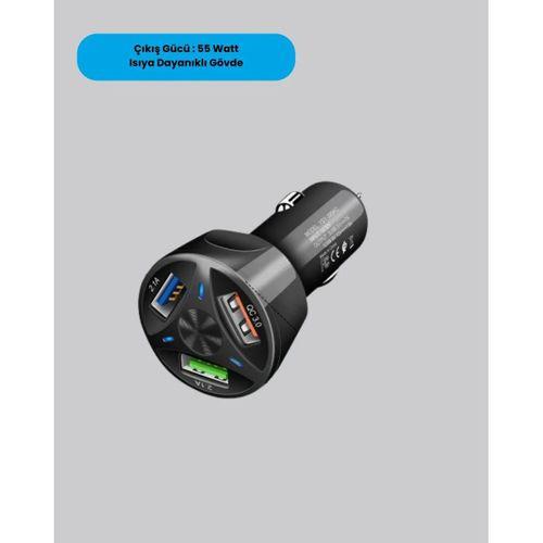 55w Pd Ve Quick Charge 3.0 Destekli Polygold Araç Şarj Adaptörü