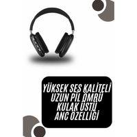 Kulak Üstü Kablosuz Bluetooth Kulaklık Yumuşak Süngerli Sd Kart Girişli