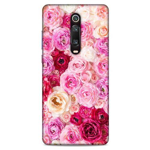 Lopard Xiaomi Redmi K20 Uyumlu Kılıf Bahar (47) Crystal Flex Kılıf Güller