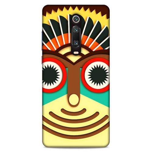 Lopard Xiaomi Mi 9T Uyumlu Kılıf Soyut Sanat (3) Baskılı Kapak