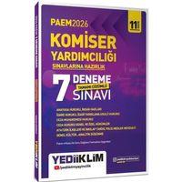 2026 PAEM Komiser Yardımcılığı Sınavlarına Hazırlık Tamamı Çözümlü 7 Deneme Yediiklim