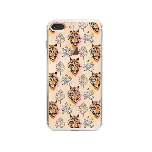iPhone 8 Plus Tiger Premium Şeffaf Telefon Kılıfı