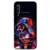Xiaomi Mi 9 Kılıf HD Desen Baskılı Arka Kapak+Temperli Cam - Father Vader