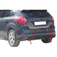 Ford Focus Uyumlu 3 Hatchback Arka Tampon Altı Fiber 2011-2014