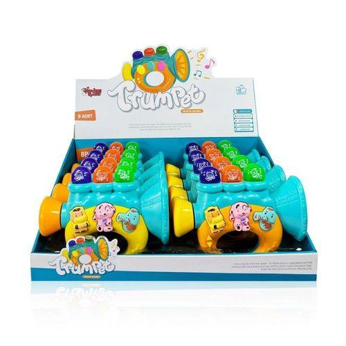 JLG-855-38A IŞIKLI VE MÜZİKLİ TROMPET BEBEK -VRD