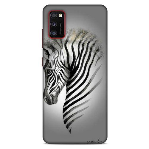 Lopard Samsung Galaxy A41 Uyumlu Kılıf Y.Liva-2020 Seri Zebra Shockproof Kılıf