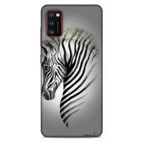Lopard Samsung Galaxy A41 Uyumlu Kılıf Y.Liva-2020 Seri Zebra Shockproof Kılıf