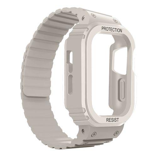 Apple Watch Ultra 49mm KRD-142 Airbag Tasarımlı Kasa Koruyuculu Silikon Kordon