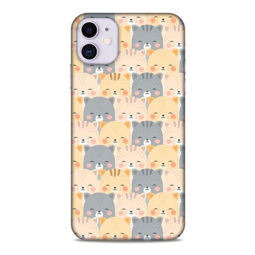 Lopard Apple Iphone 11 Uyumlu Kılıf Kediler (23) Ultra Koruma Kılıfı Gülen Kedi
