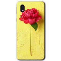 MRCİLETİSİM Samsung Galaxy A01 Core Kılıf Baskılı Kapak - Kırmızı Gül +Tam Ekran Koruyucu