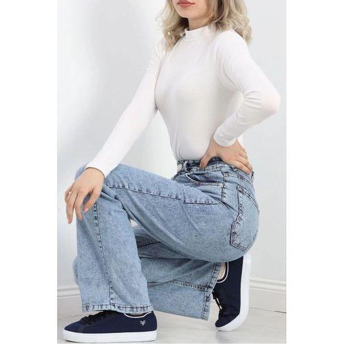 pilelistore Palazzo Kot Pantolon Açıkmavi