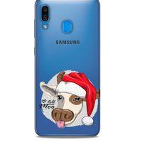Zoologix (84) Samsung Galaxy A20s Şeffaf Kılıf Silikon Desenli