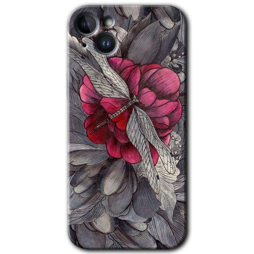 Potkal Hediye Fabrikası iPhone 14 Plus Kılıf HD Desen Baskılı Arka Kapak - kelebek Ömrü