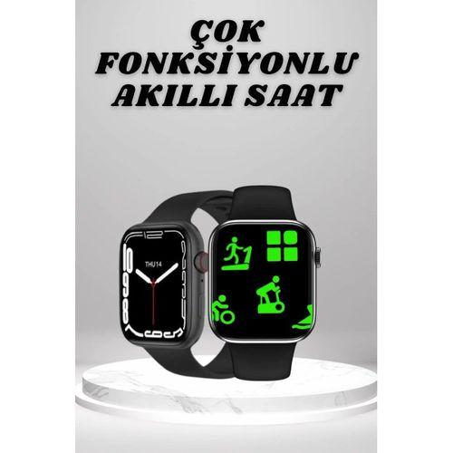 Akıllı Saat Tema Değiştirme Uyku Ve Sağlık Takibi Sesli Asistan Bildirim Görme