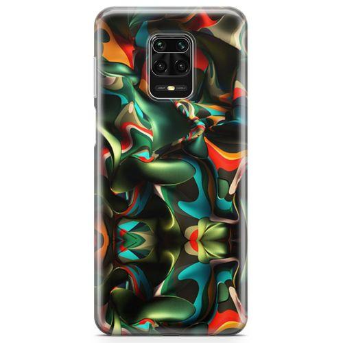 Xiaomi Redmi Note 9 Pro Kılıf Renklerin Savaşı Arka Kapak Koruma Desenli Full Koruyucu