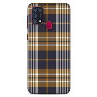 Gömlek (11) Desenli Silikon Kapak Telefon Kabı Samsung Galaxy M31 Kılıf