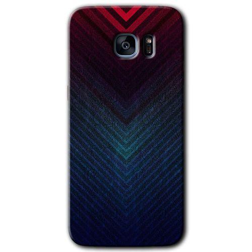 Potkal Hediye Fabrikası Samsung Galaxy S7 Edge HD Baskılı Kılıf + 9D Tam Ekran Koruyucu - Abstract 4