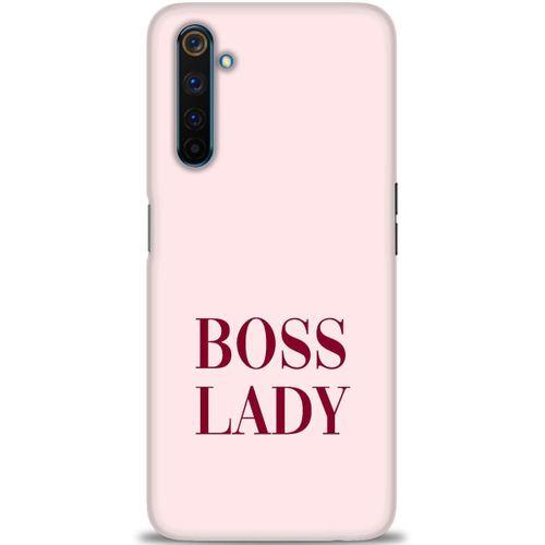 Realme 6 Pro Kılıf HD Baskılı Kılıf - Boss Lady + Tam Ekran Koruyucu