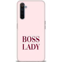 Realme 6 Pro Kılıf HD Baskılı Kılıf - Boss Lady + Tam Ekran Koruyucu