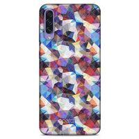 Samsung Galaxy A50s Kılıf Pastel Renkler (5) Koruma Kabı Beyaz Lacivert