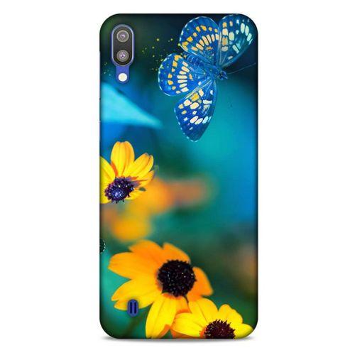 Lopard Samsung Galaxy M10 Uyumlu Kılıf Bahar (50) Shockproof Kılıf Kelebek Çiçek