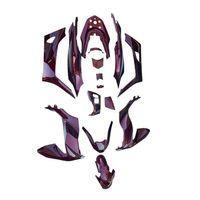 HONDA Honda Pcx 2021 - 2024 Uyumlu Komple Kaporta Seti Bordo