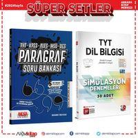 3D TYT Dil Bilgisi Simülasyon Deneme ve Ankara Kitap Merkezi Paragraf Soru Bankası Seti 2 Kitap