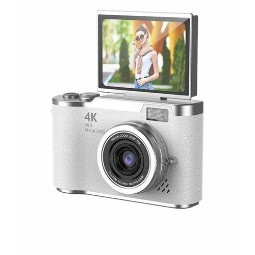 4k Dijital Retro Video Kamera 48mp 18x Zoom Flaşlı (32gb) Kart Dijital Vlog Fotoğraf  Makinesi Türkçe