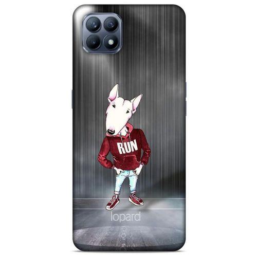 Huawei P40 Lite Kılıf FunnyMaX (41) Tank Kılıf Gri Bull Teriyer