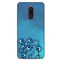 Nazarium (12) Desenli Silikon Kapak Xiaomi Redmi 8 Kılıf
