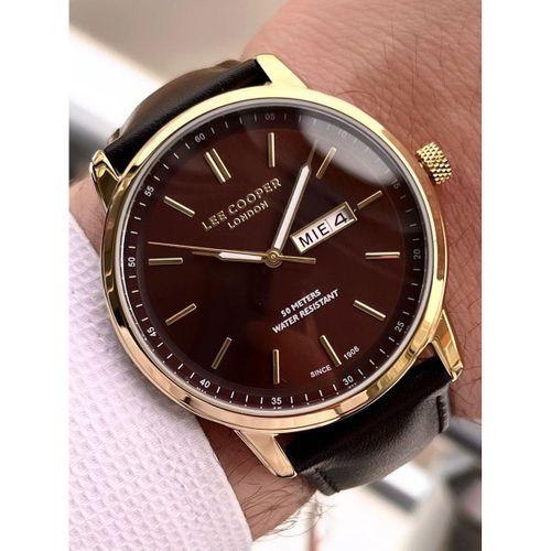 Lee Cooper İtalyan Tasarım Bileklik Hediyeli 2 Yıl Garantili 5 Atm Erkek Kol Saati ELC.08235.142