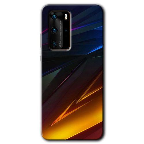 Huawei P40 Pro HD Baskılı Kılıf + 9D Tam Ekran Koruyucu - Stranger Lines
