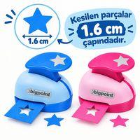 Bigpoint Şekilli Delgeç 1.6cm Yıldız