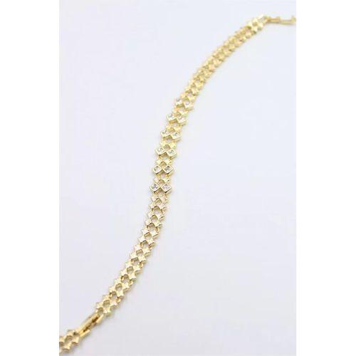 Taşlı Xuping Bileklik - Altın