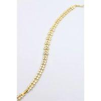 Taşlı Xuping Bileklik - Altın