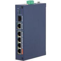 DAHUA CHS4106-4ET, 4 Port, Megabit,  1 Port Gigabit Uplink, 1 Port Gigabit SFP, Cloud Yönetilebilir, Switch