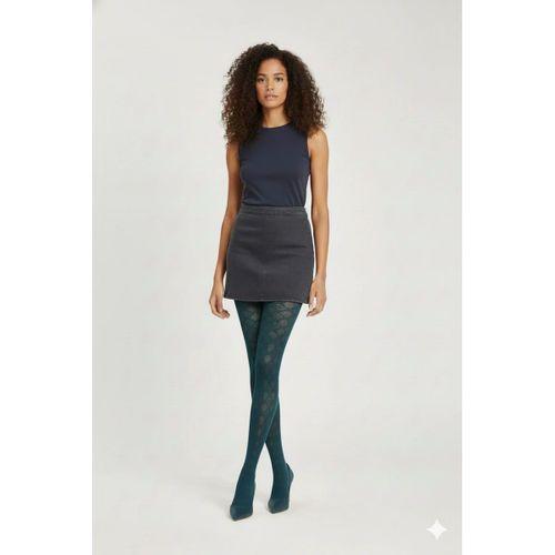 Daymod Kadın Şimal Micro File Desenli Külotlu Çorap