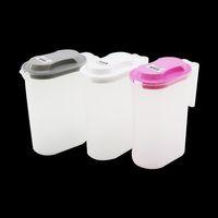 Ölçekli Şeffaf Plastik Sürahi 1500 ml Renkli Kapak