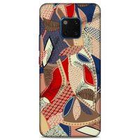 Lopard Huawei Mate 20 Pro Uyumlu Kılıf Soyut Sanat (41) Baskılı Tank Kılıf