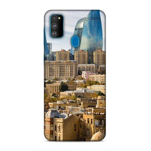Samsung Galaxy M30s Uyumlu Kılıf Azarbaijan (31) TPU Kılıf Bakü Kuleler