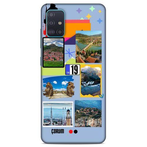 Lopard Samsung Galaxy A51 Uyumlu Kılıf Şehirli ※ (19) Çorum Kılıfları