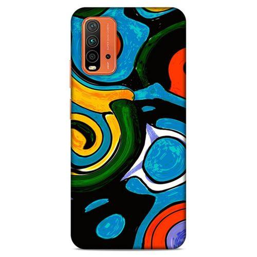 Lopard Xiaomi Redmi Note 9 4g Uyumlu Kılıf Soyut Sanat (24) Desenli Darbe Emici Kılıf