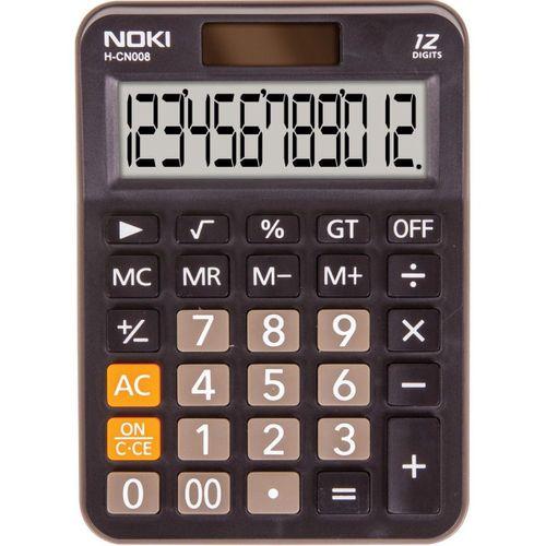 'NOKİ HESAP MAKİNESİ 12 HANE MASA ÜSTÜ H-CN008 (GÜNEŞ ENERJİLİ)