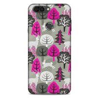 Vestel Venüs V6 Kılıf Snowix (31) TPU Kılıf Fuşya Gri